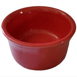 Fiestaware Fiesta CERAMIC Ramekin Small Bowl BAKING Dish Scarlet Red BAKWARE